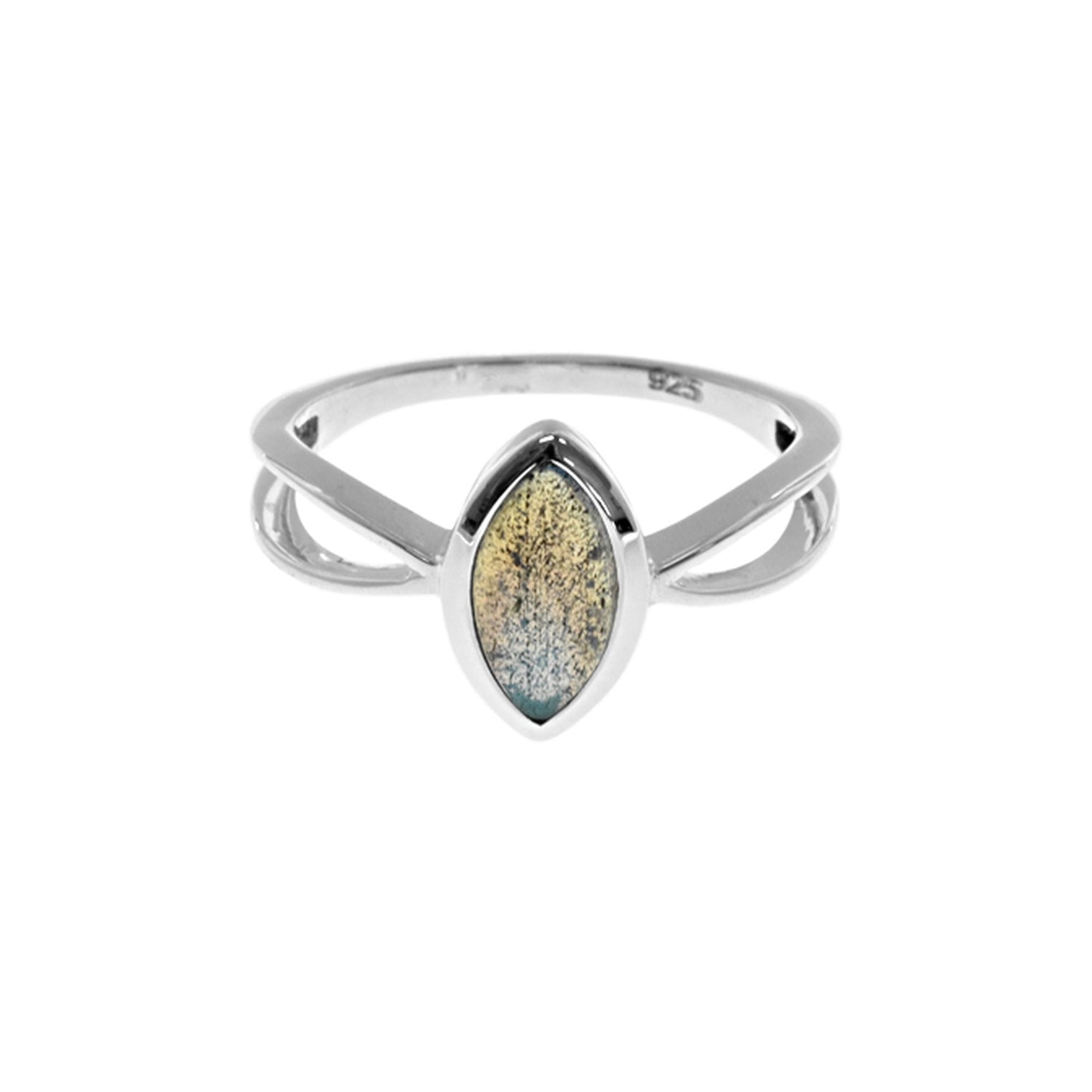 Ivy marquis labradorite ring