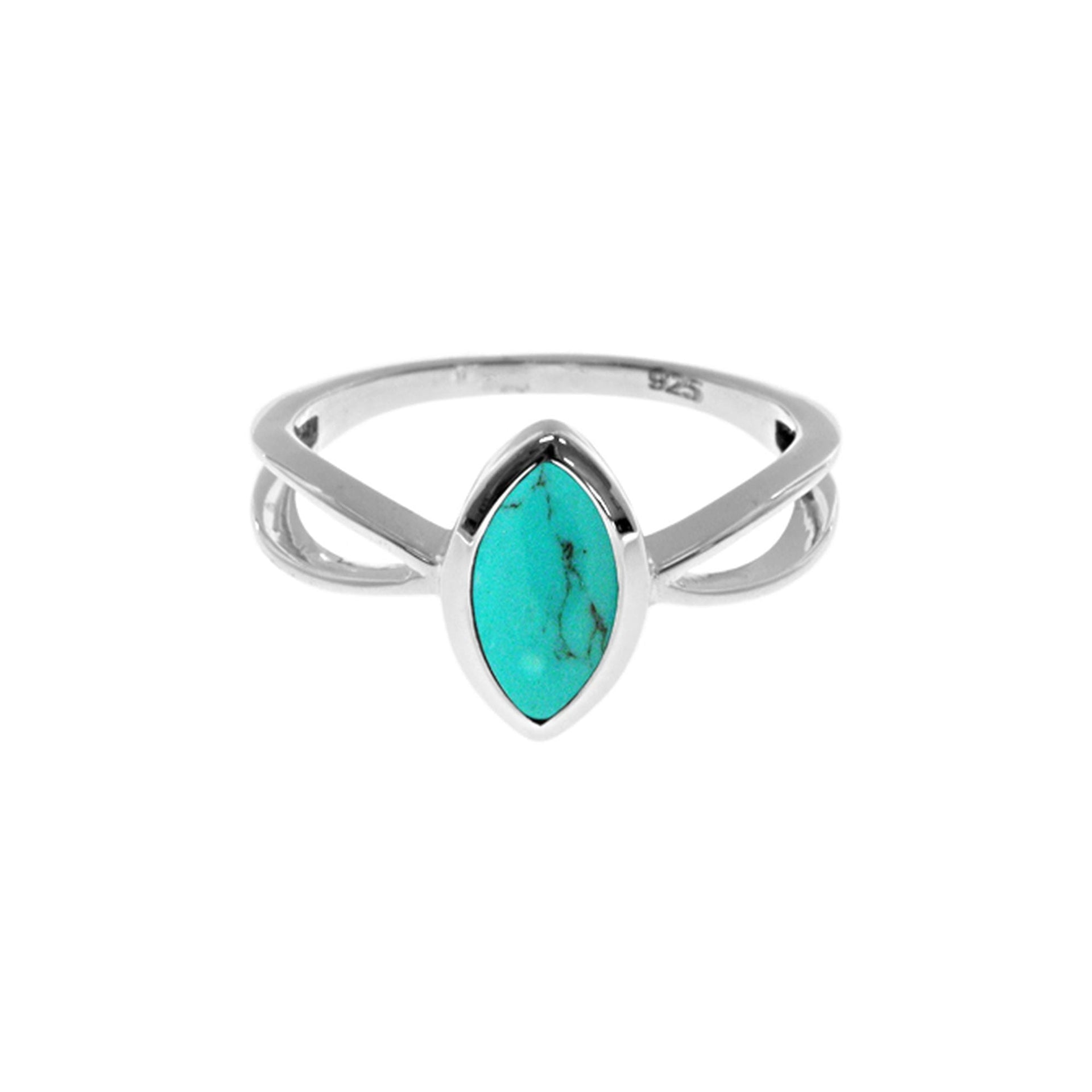 Ivy marquis turquoise ring