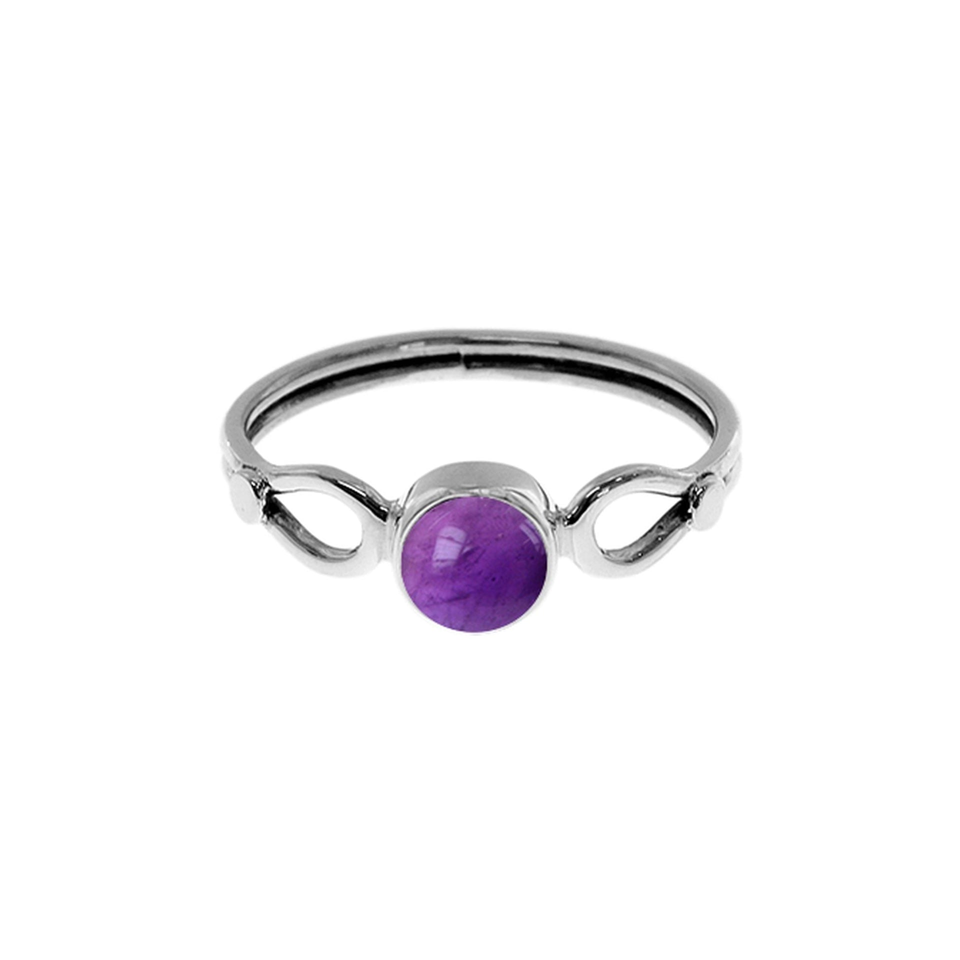 Betsy looped amethyst ring