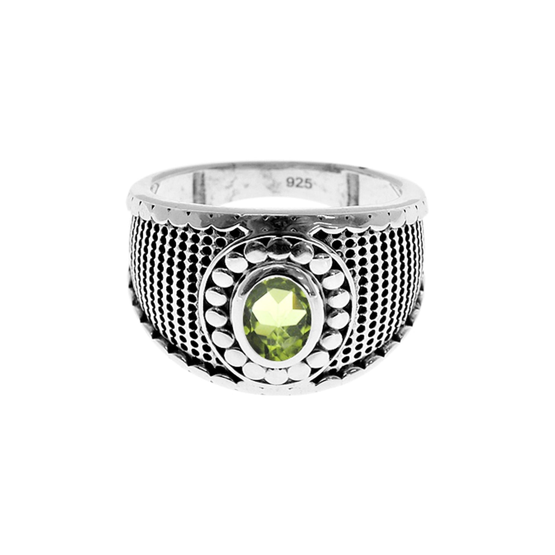 Catalina statement peridot ring