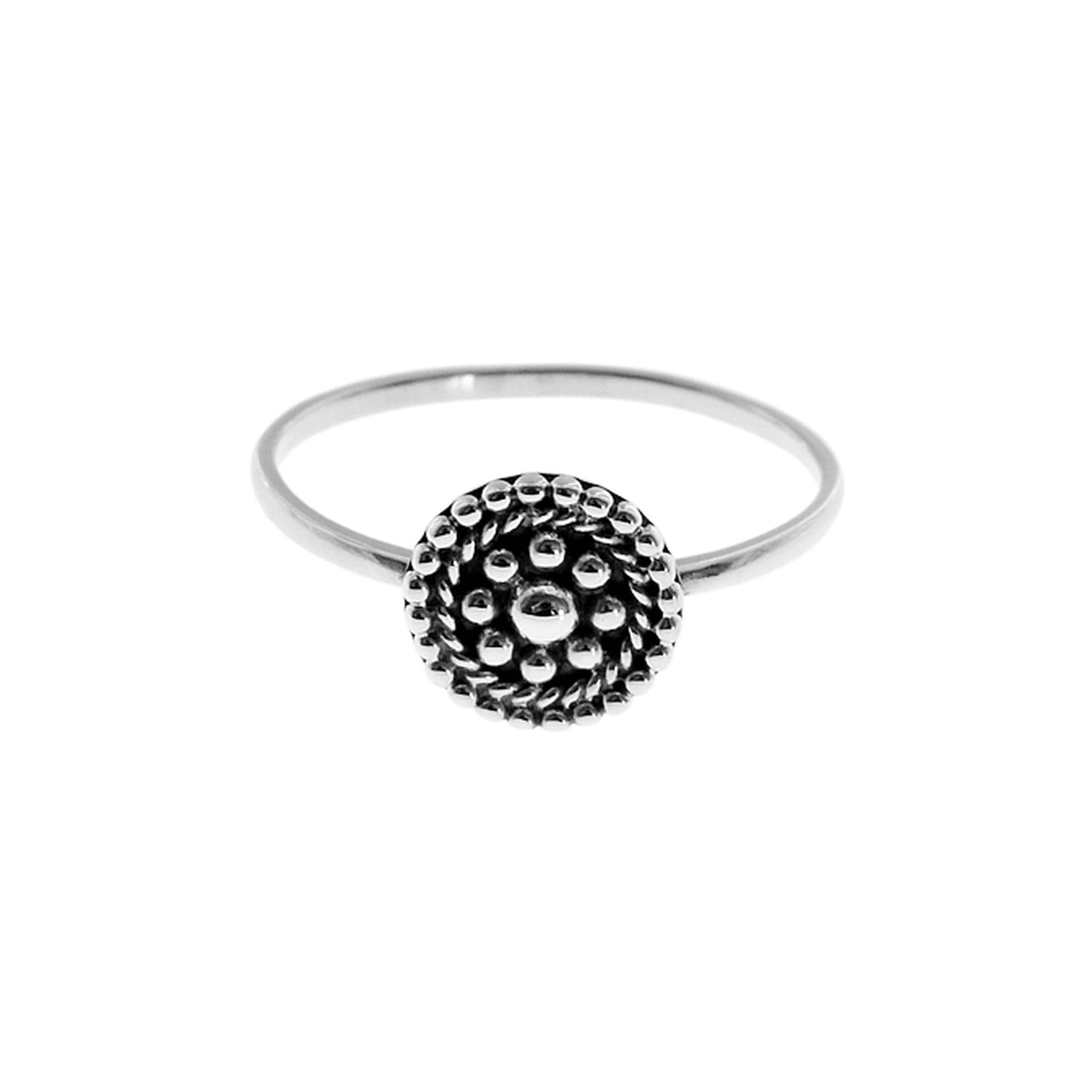 Isla simplistic daisy disk ring