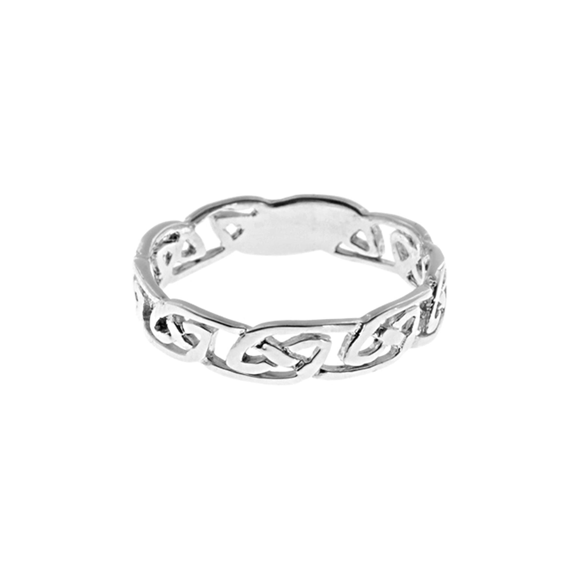 Betsy open Celtic knot ring (XL)