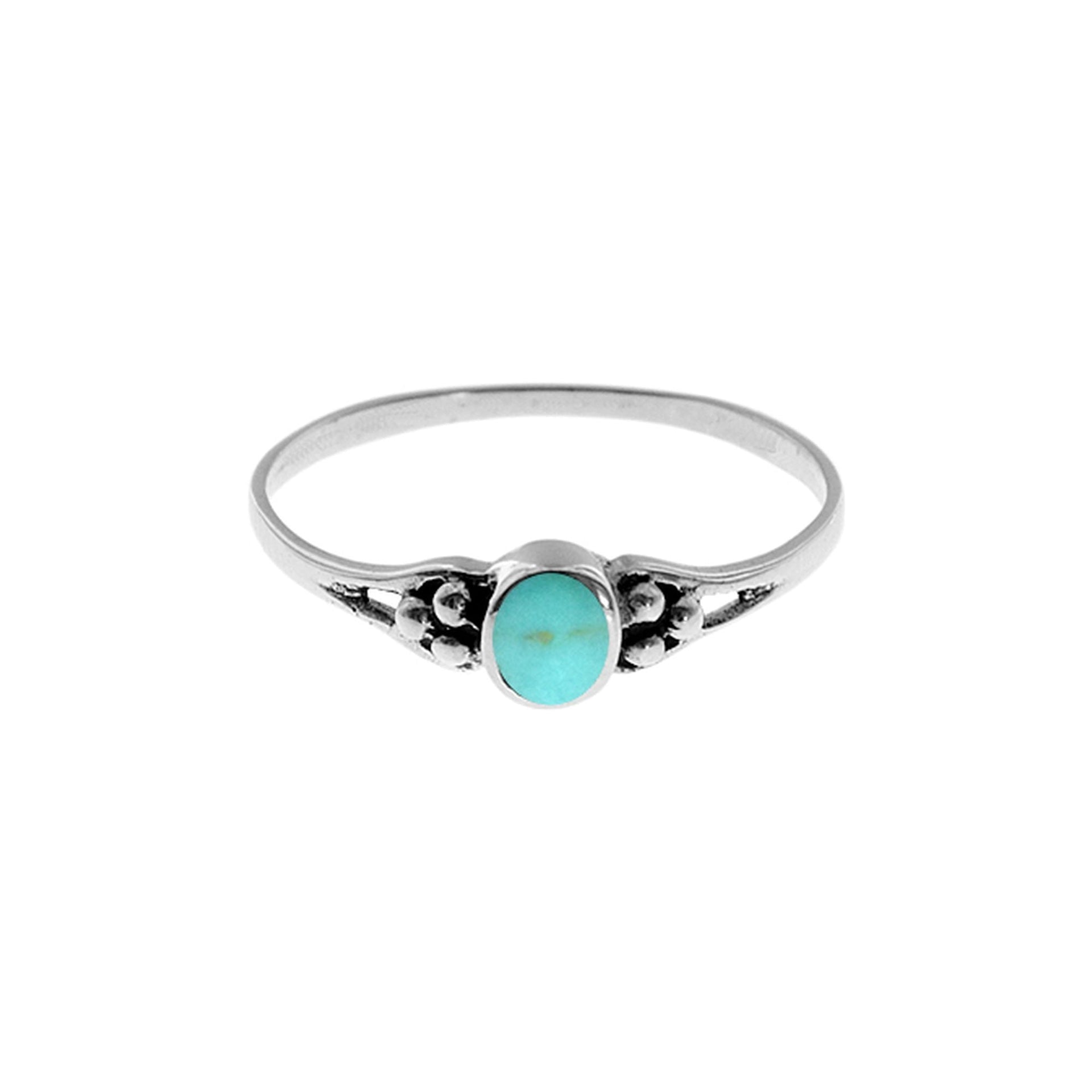 Isla triple bobble turquoise ring
