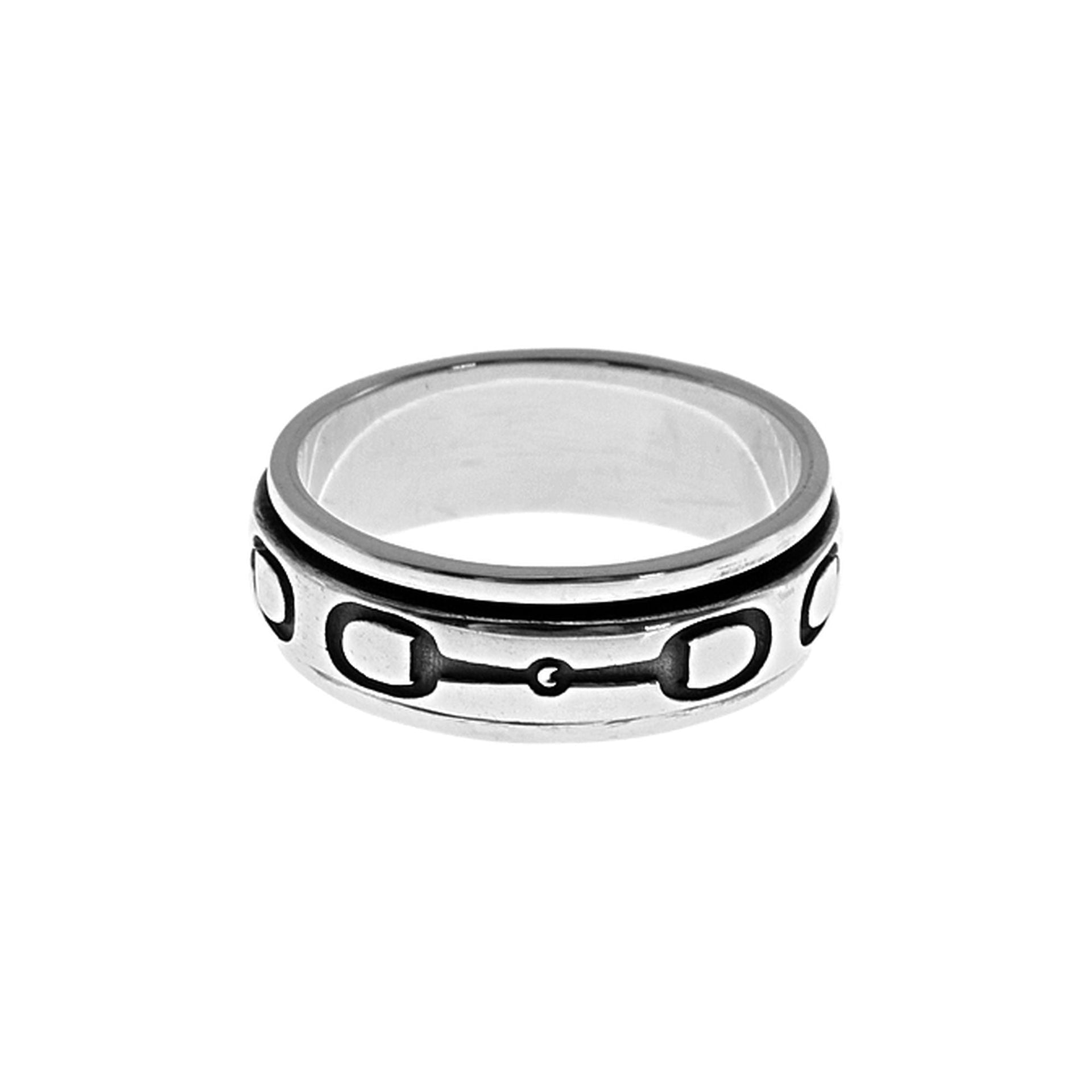 Cavelli snaffle spinning ring