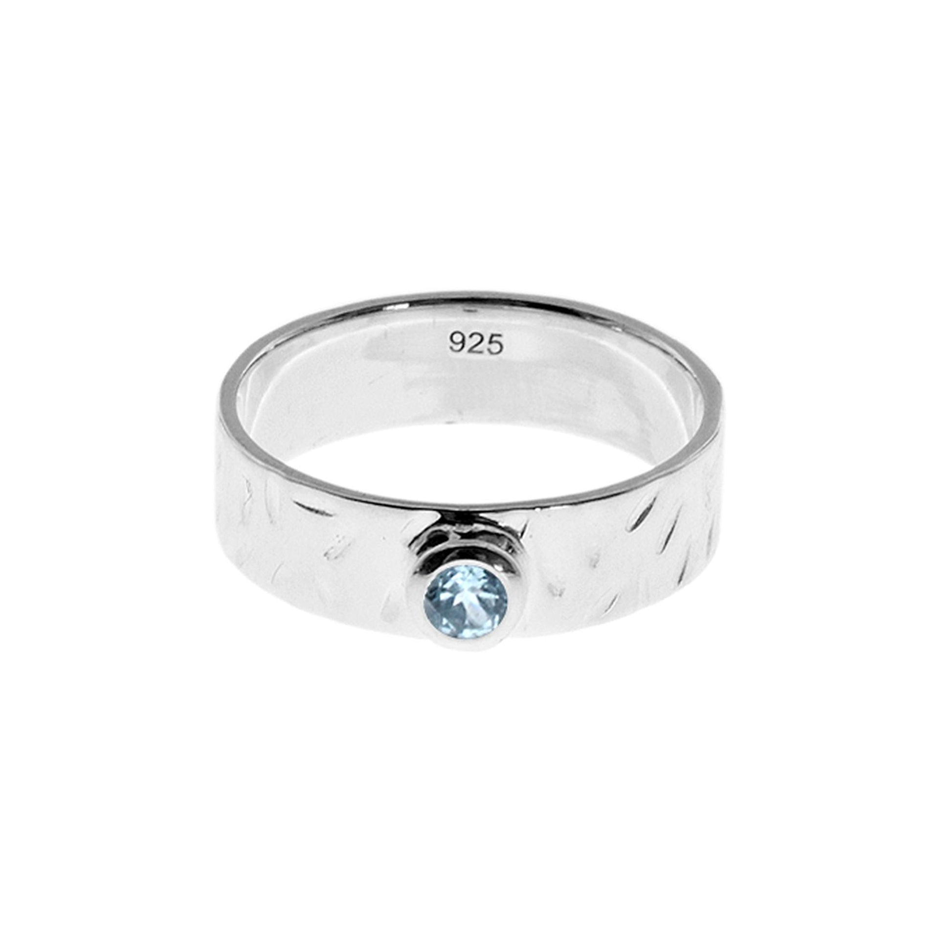 Lexi blue topaz band ring