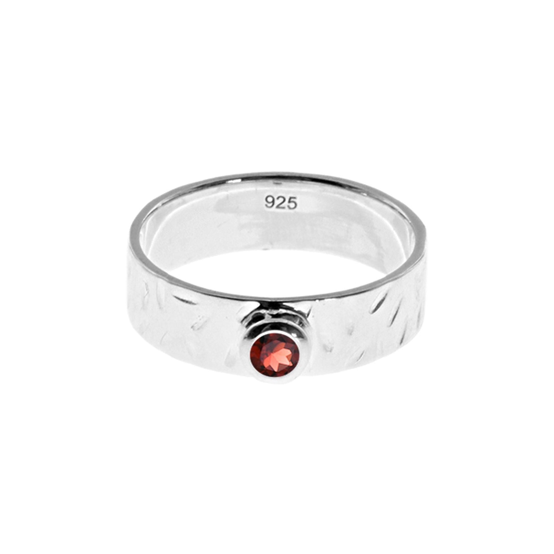 Lexi garnet band ring