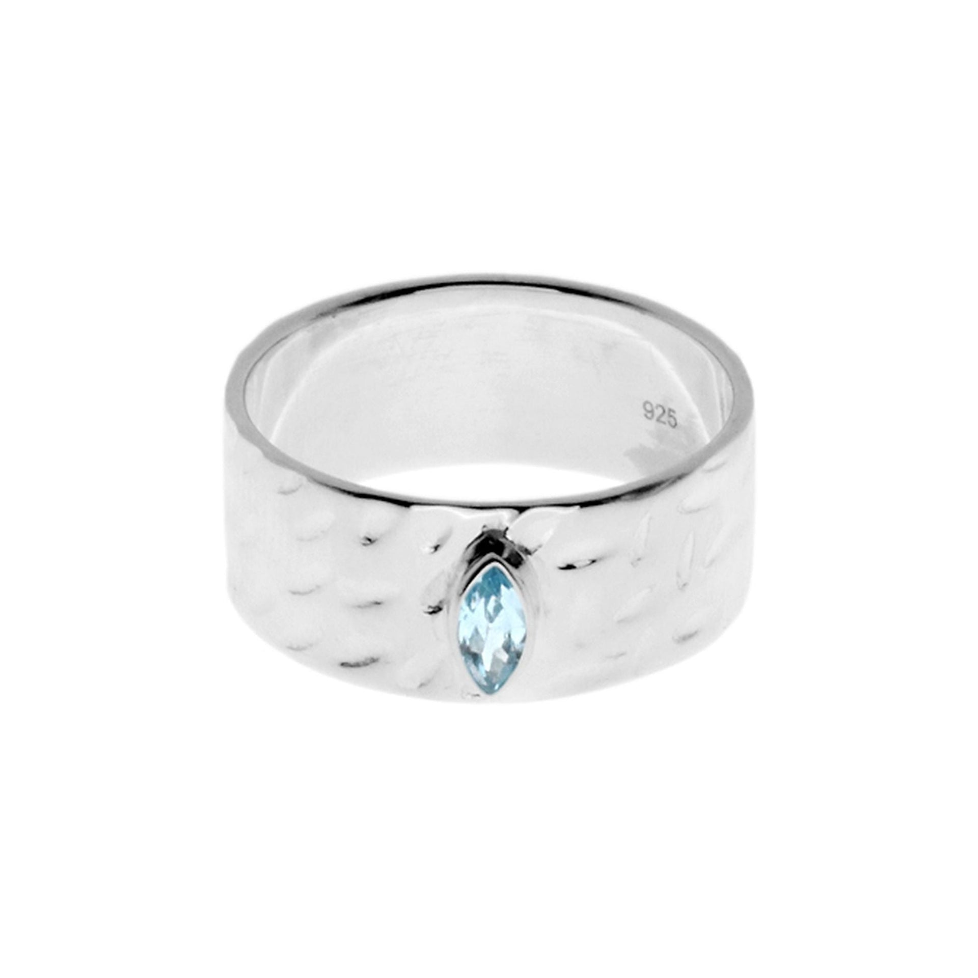 Lexi blue topaz marquis band