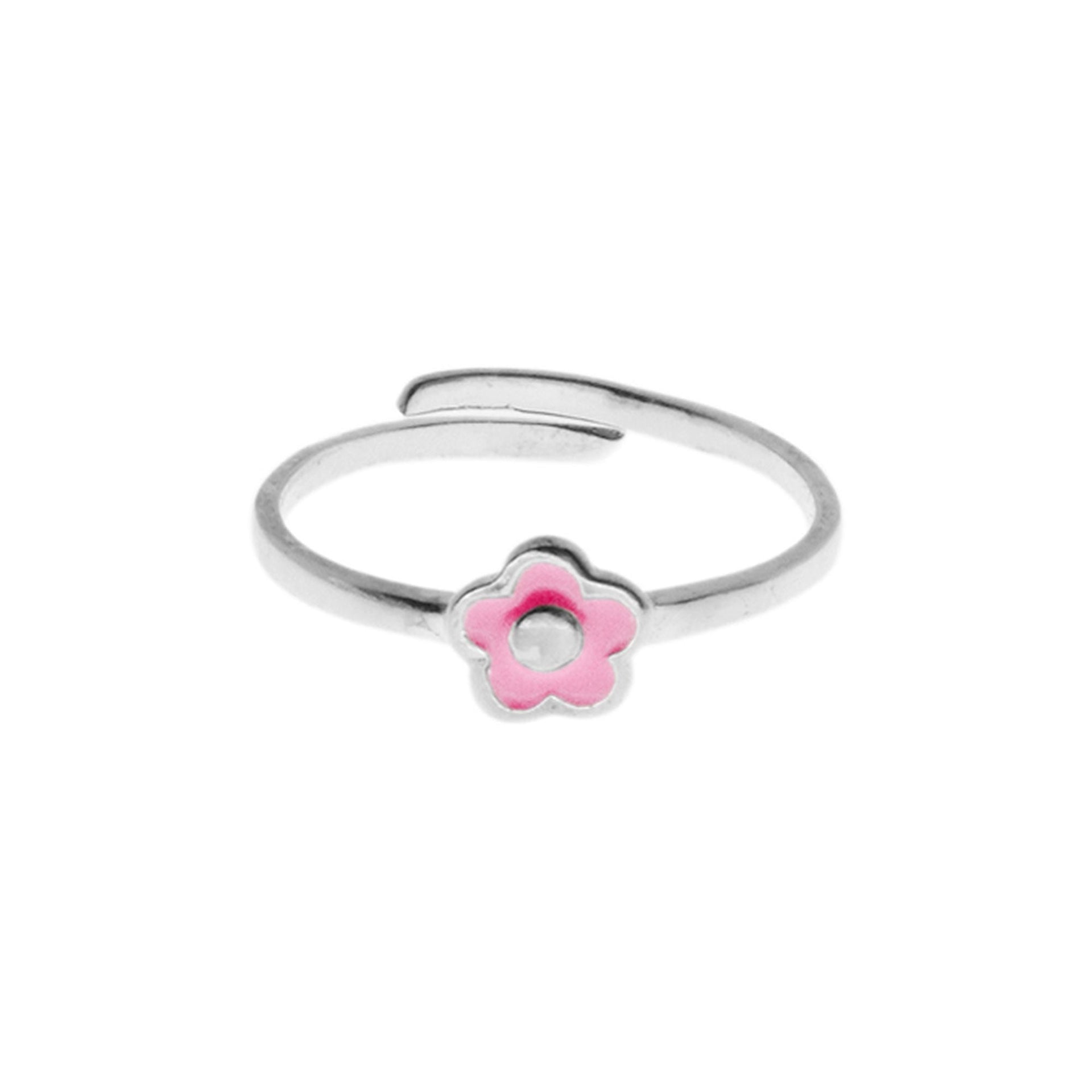 Poppy  pink flower ring