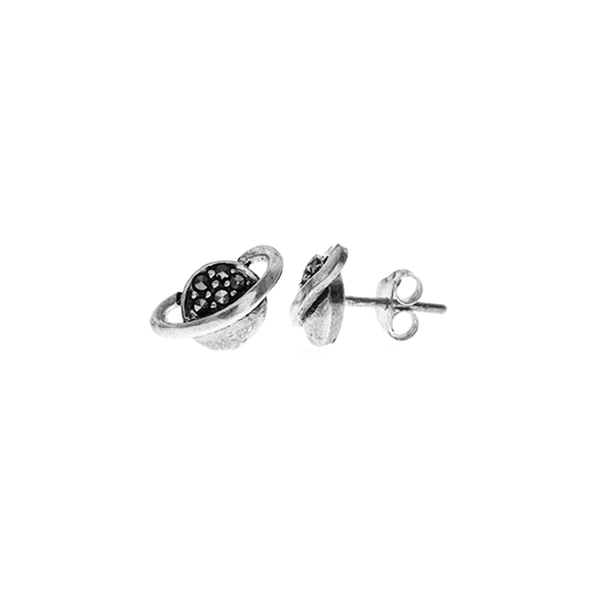 Marcasite Saturn studs