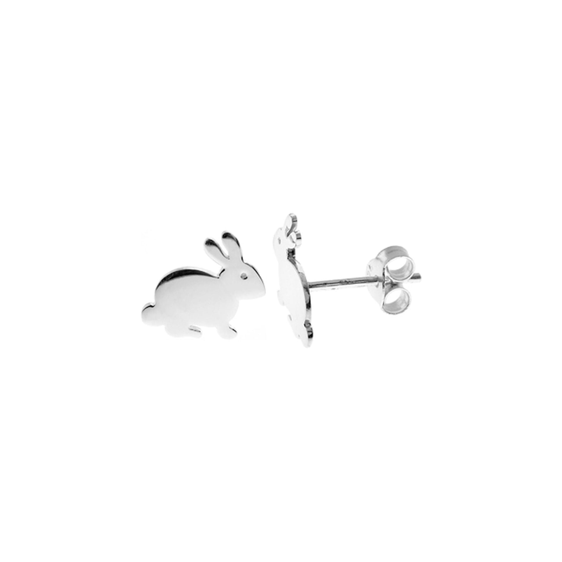 Matilda flat bunny rabbit studs