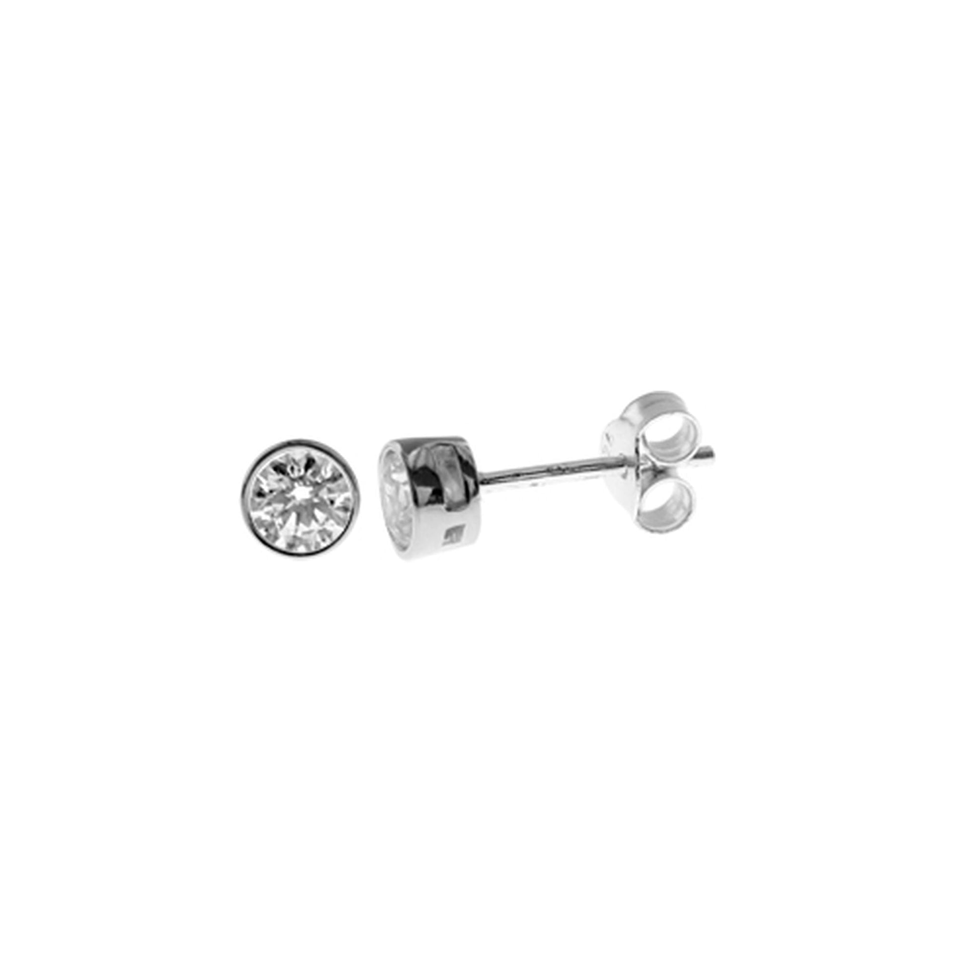 Kenzie round CZ studs