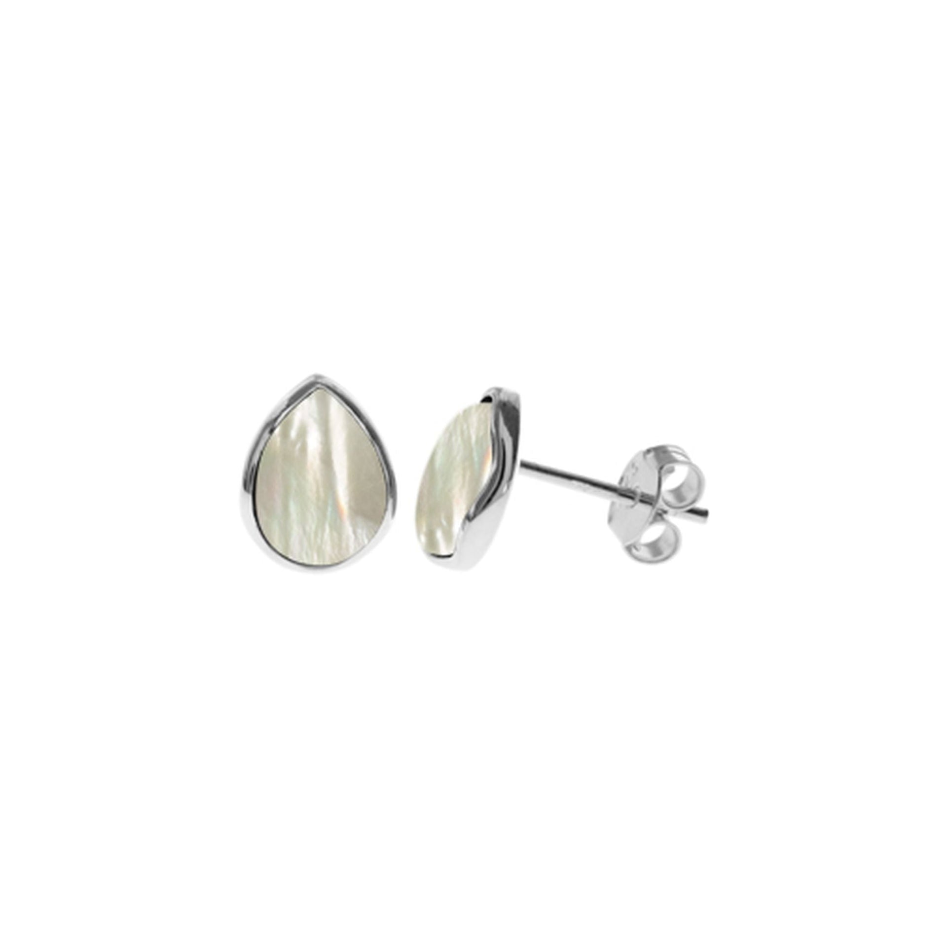 Bronwen mother of pearl teardrop studs
