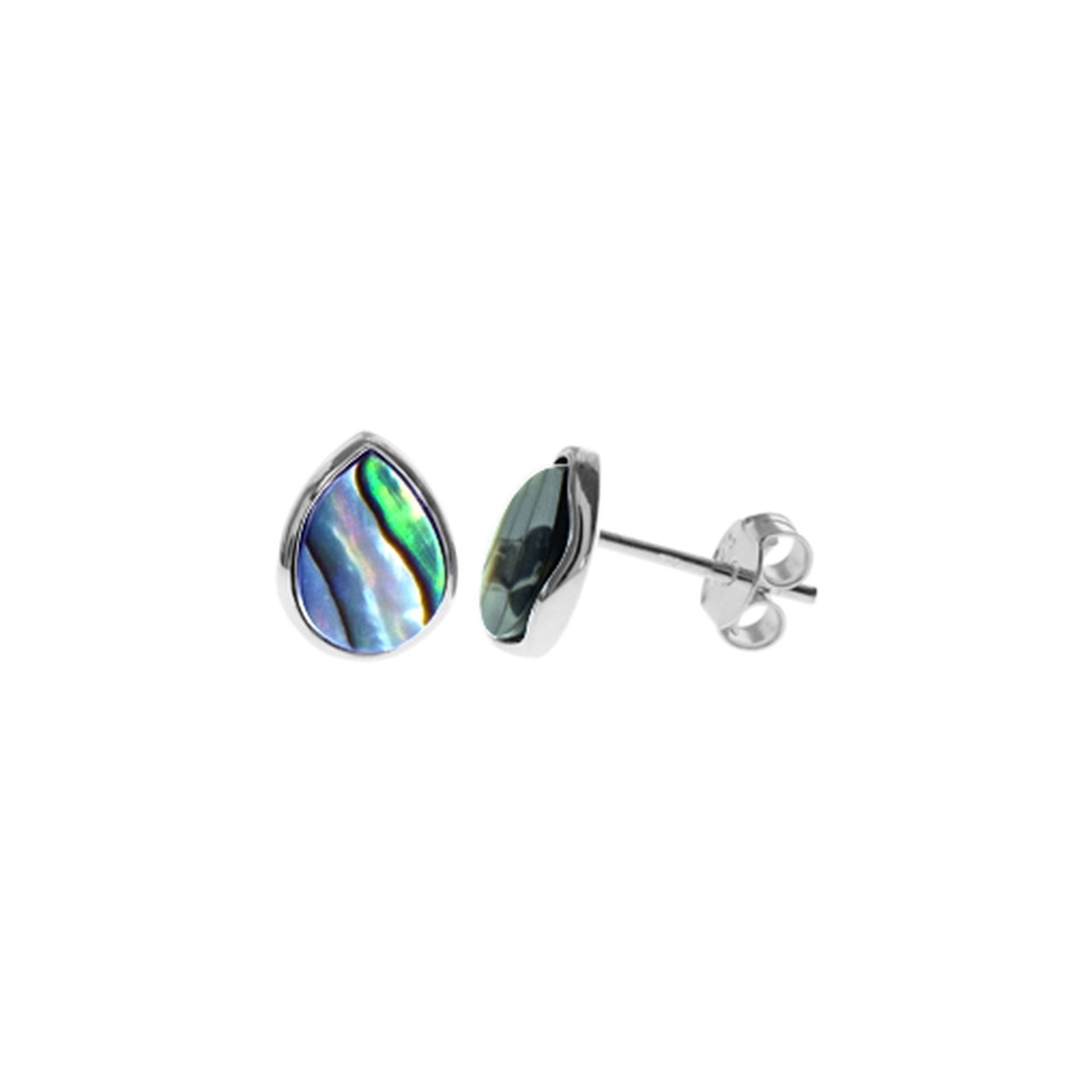 Bronwen paua shell teardrop studs