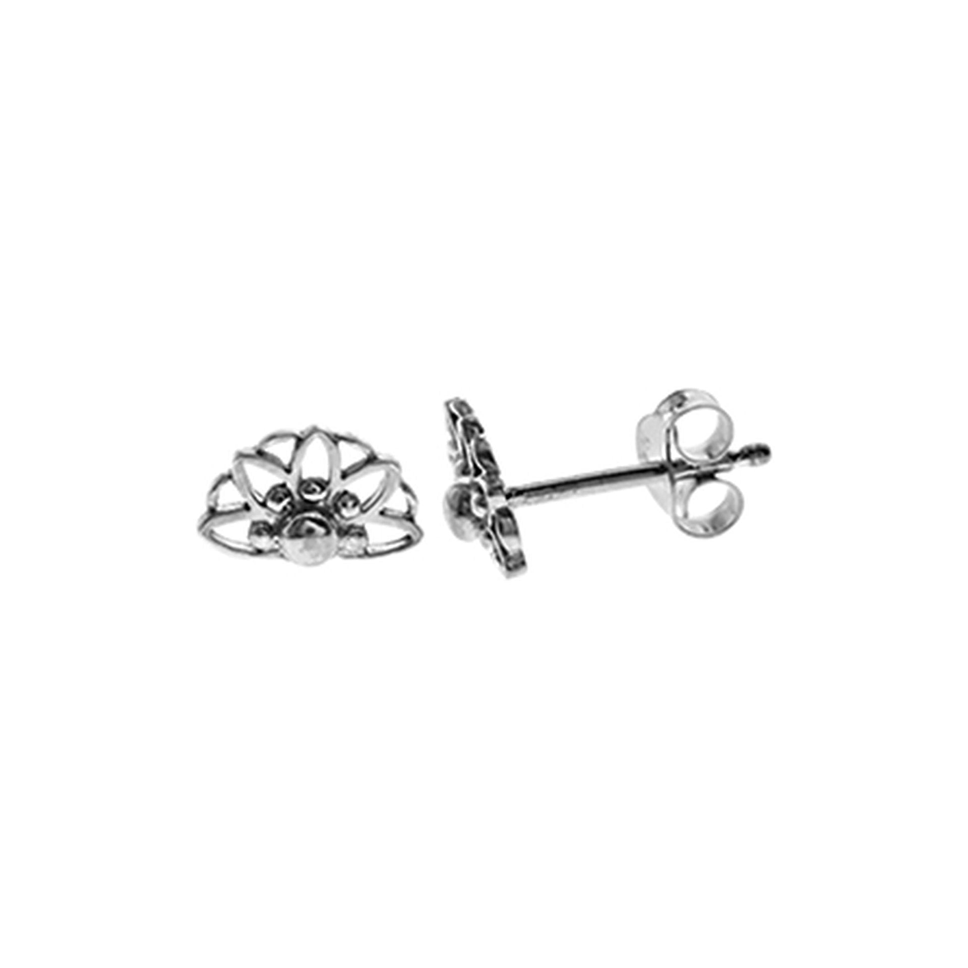 Tilly vintage lotus flower studs