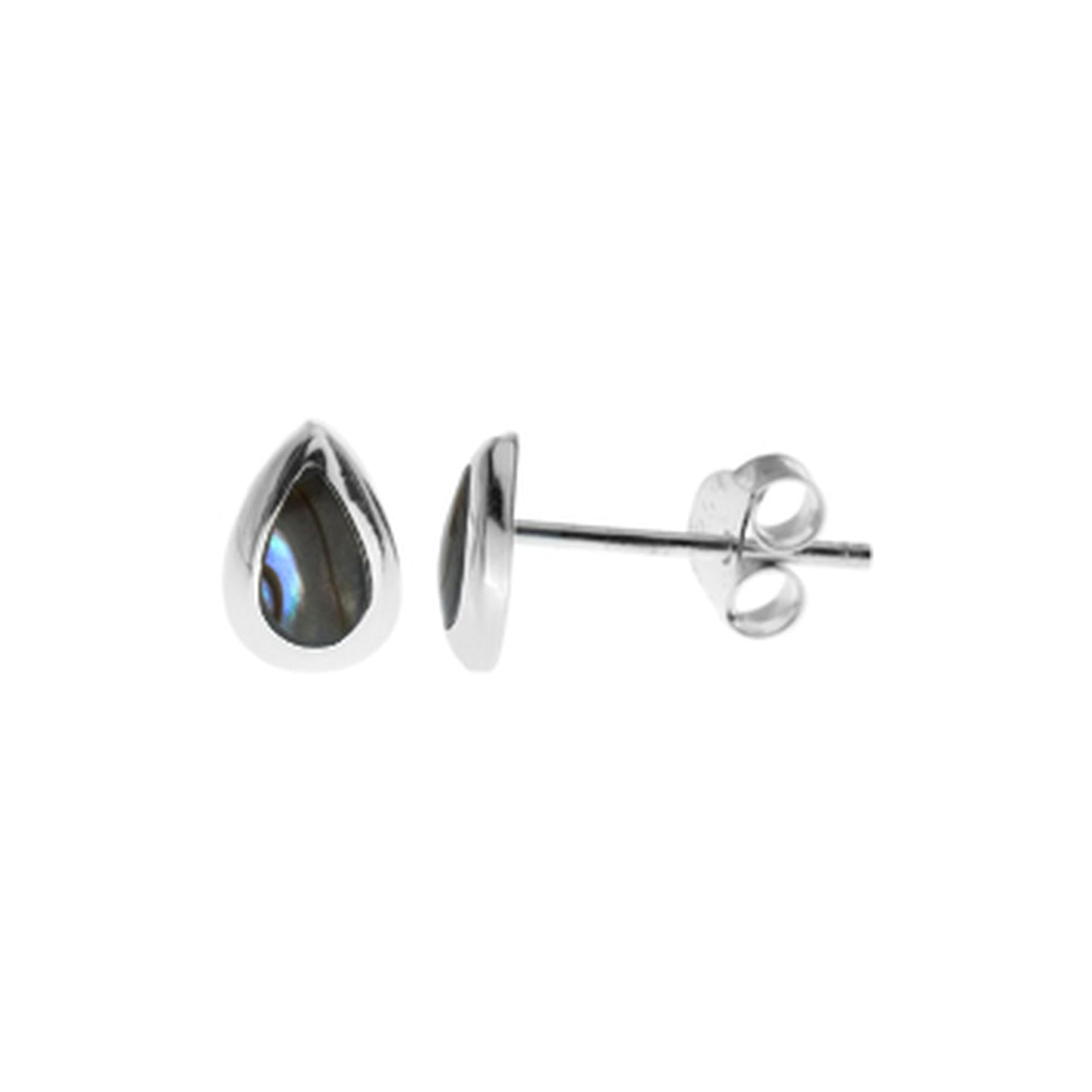 Bronwen teardrop paua shell studs