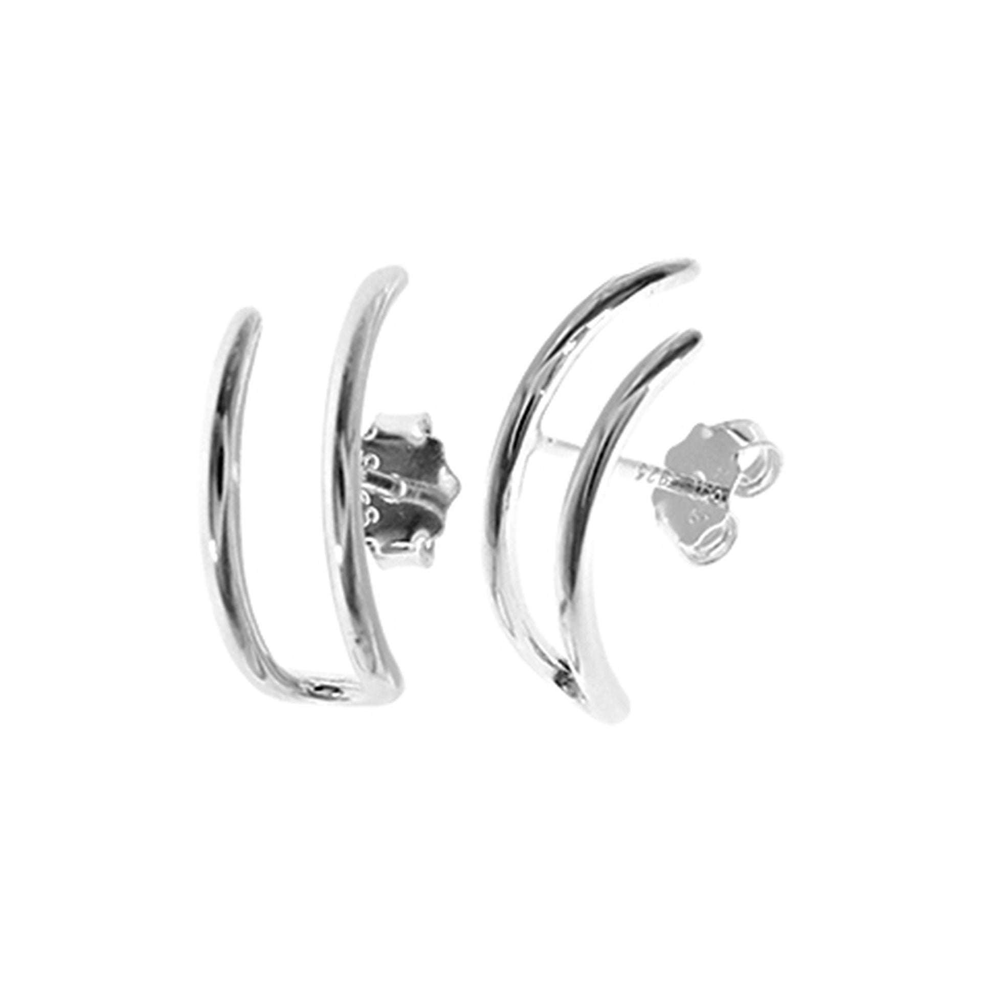 Eloise double stranded curved studs