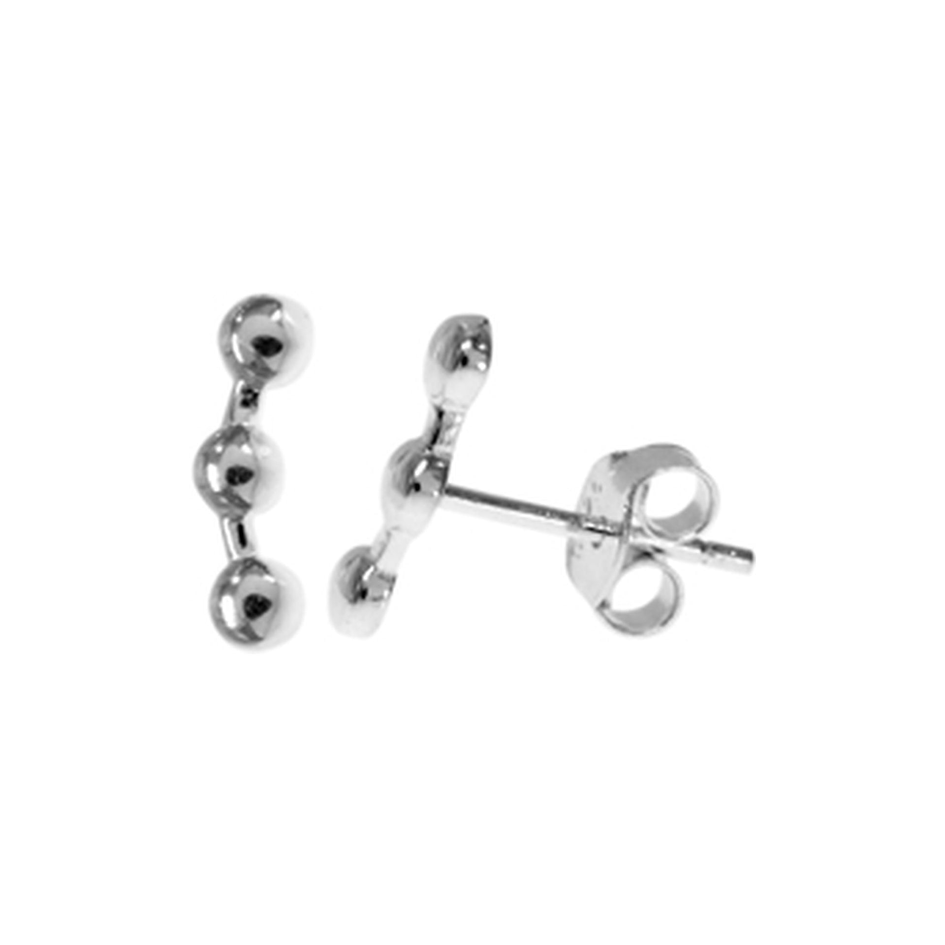 Bria triple ball arc studs