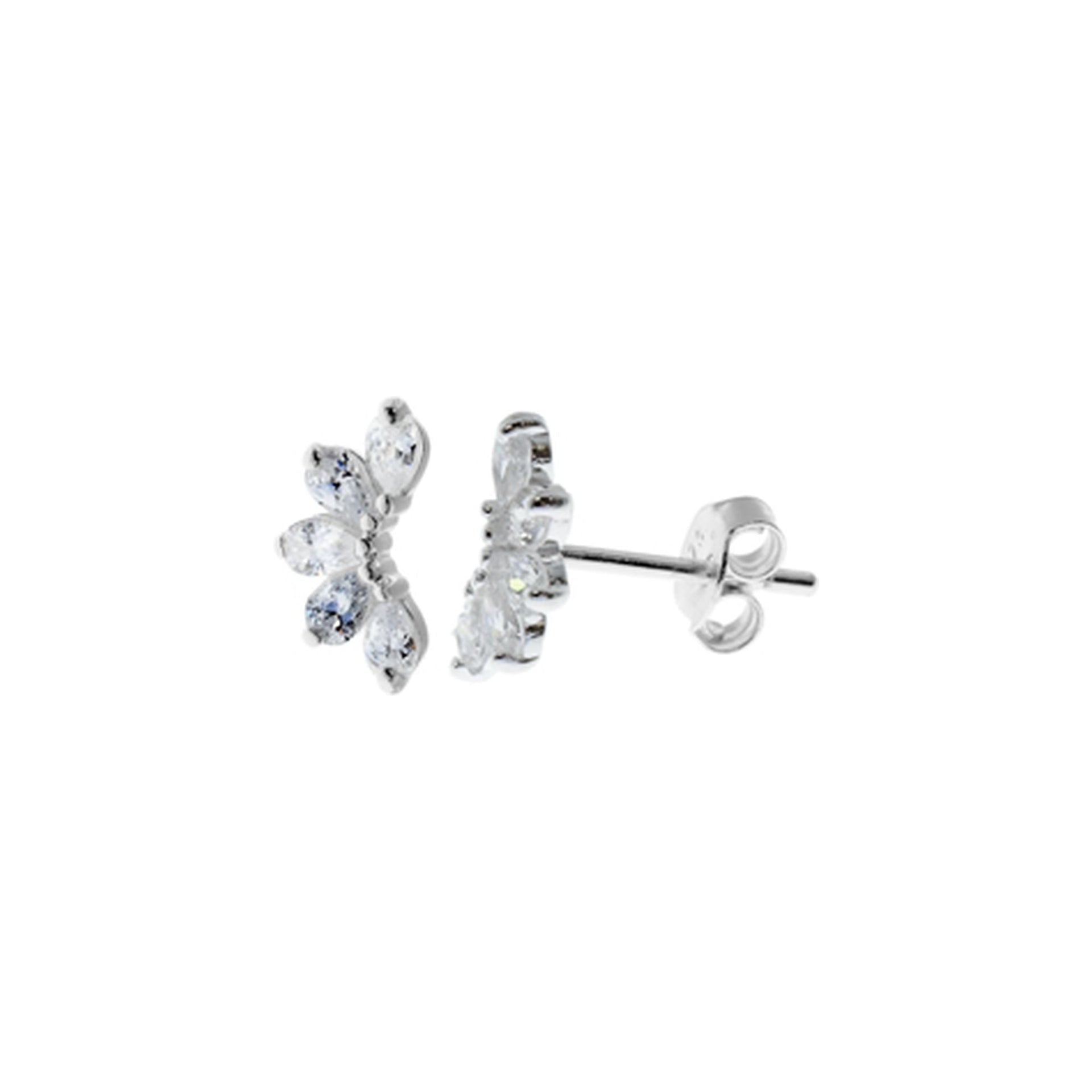 Kenzie fan cubic zirconia studs
