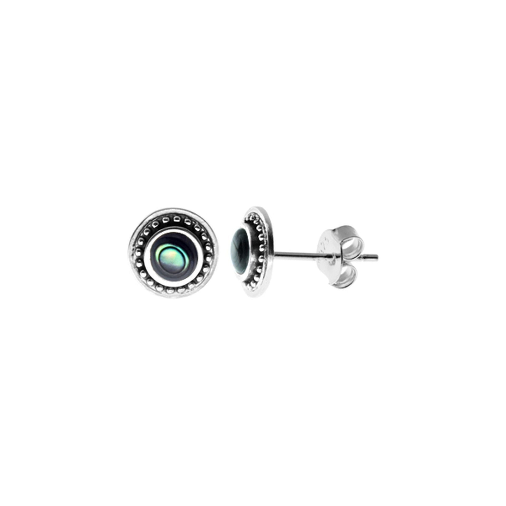 Tilly tribal paua shell studs