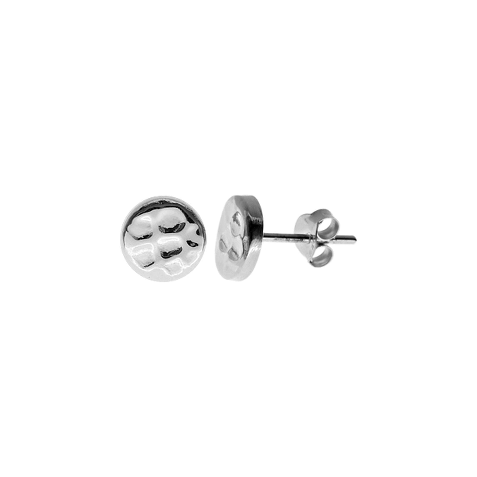 Lexi mottled textured round studs