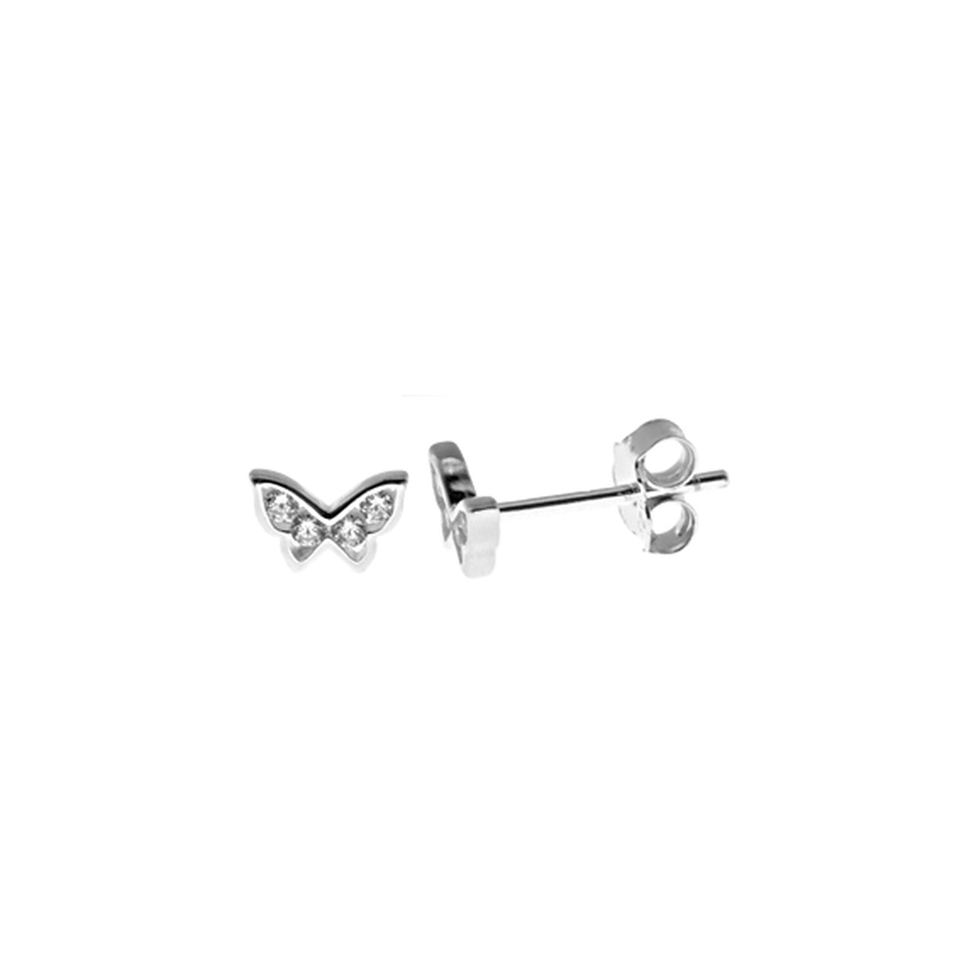 Tiffany butterfly studs