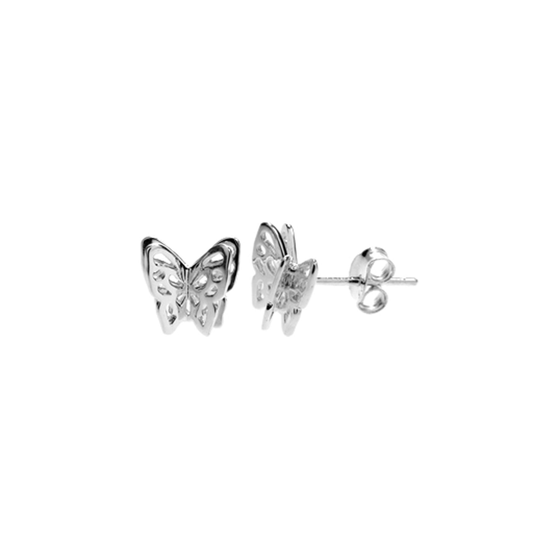 Matilda double layered butterfly studs