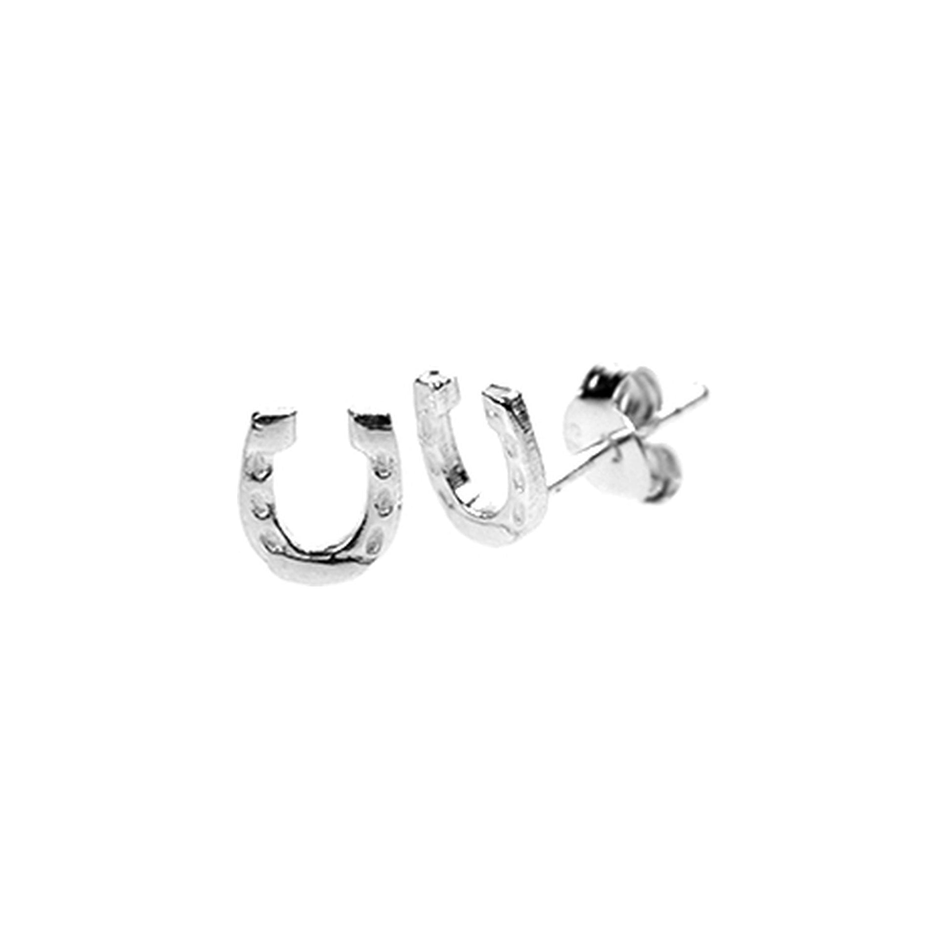 Matilda lucky horseshoe studs
