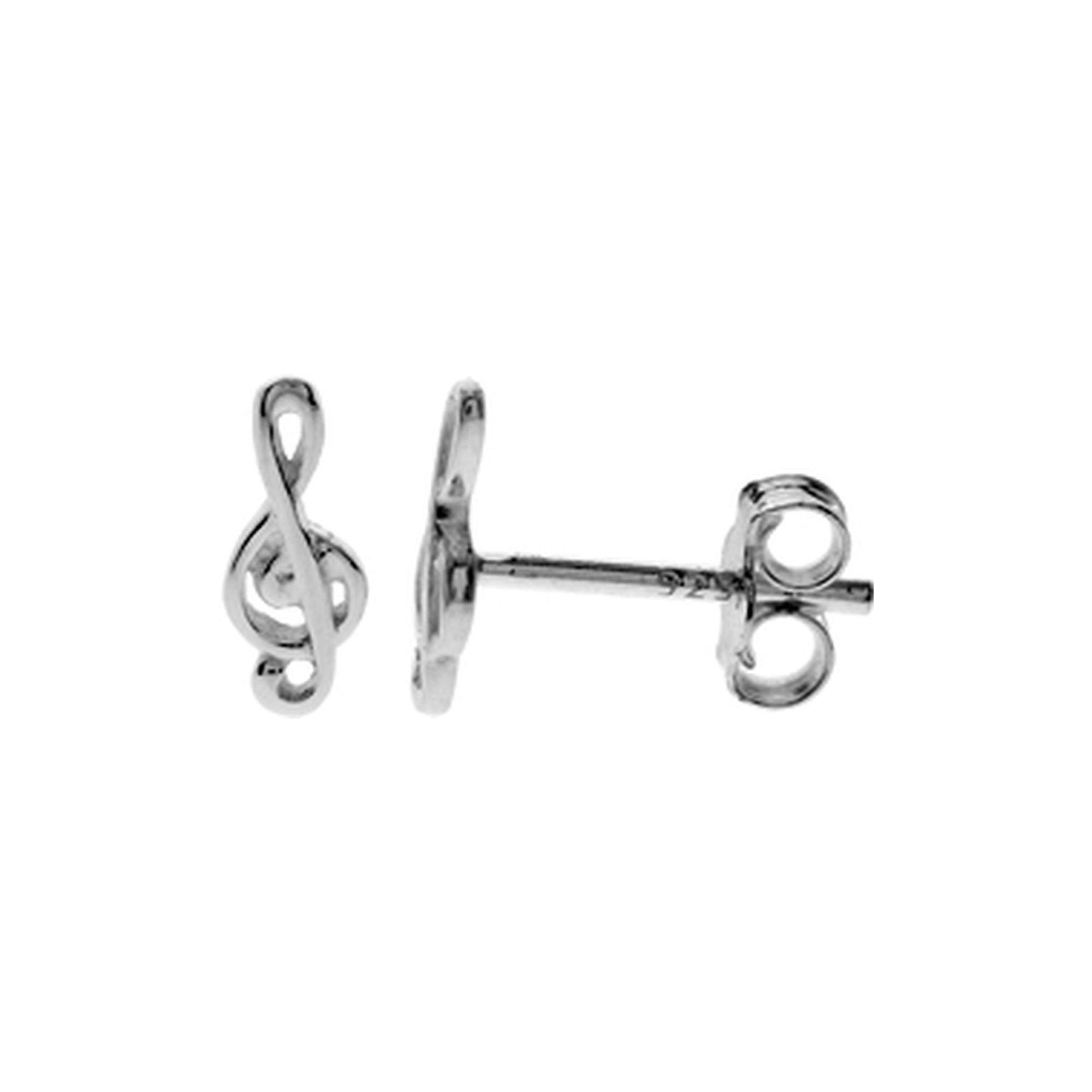 Erica treble clef studs