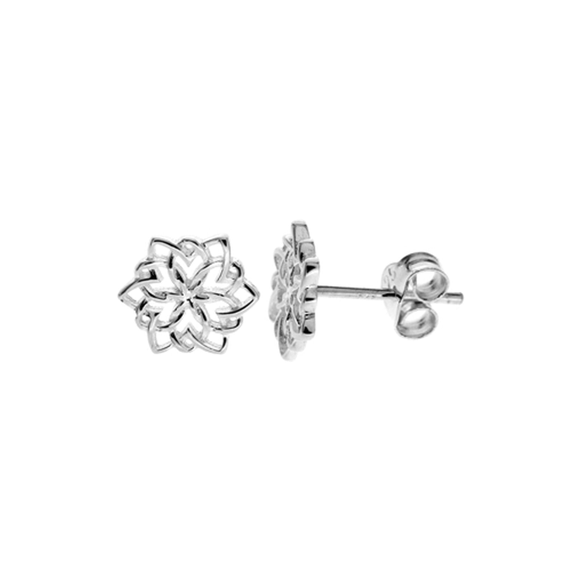 Eloise woven flower studs