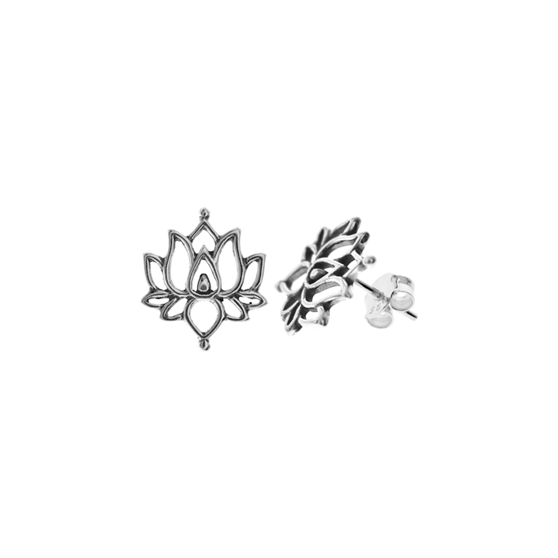Zora lotus flower studs