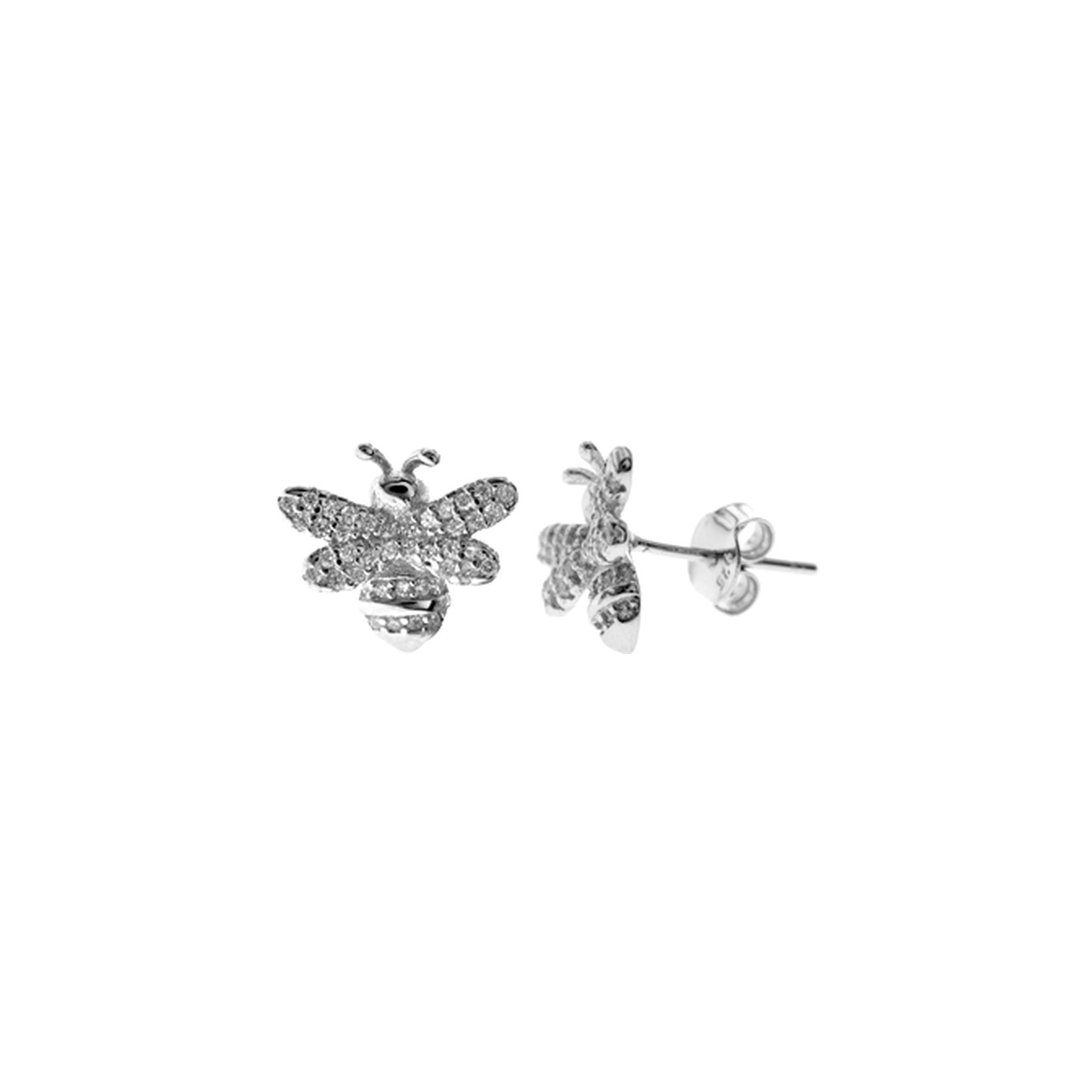 Allianna bee studs with CZ
