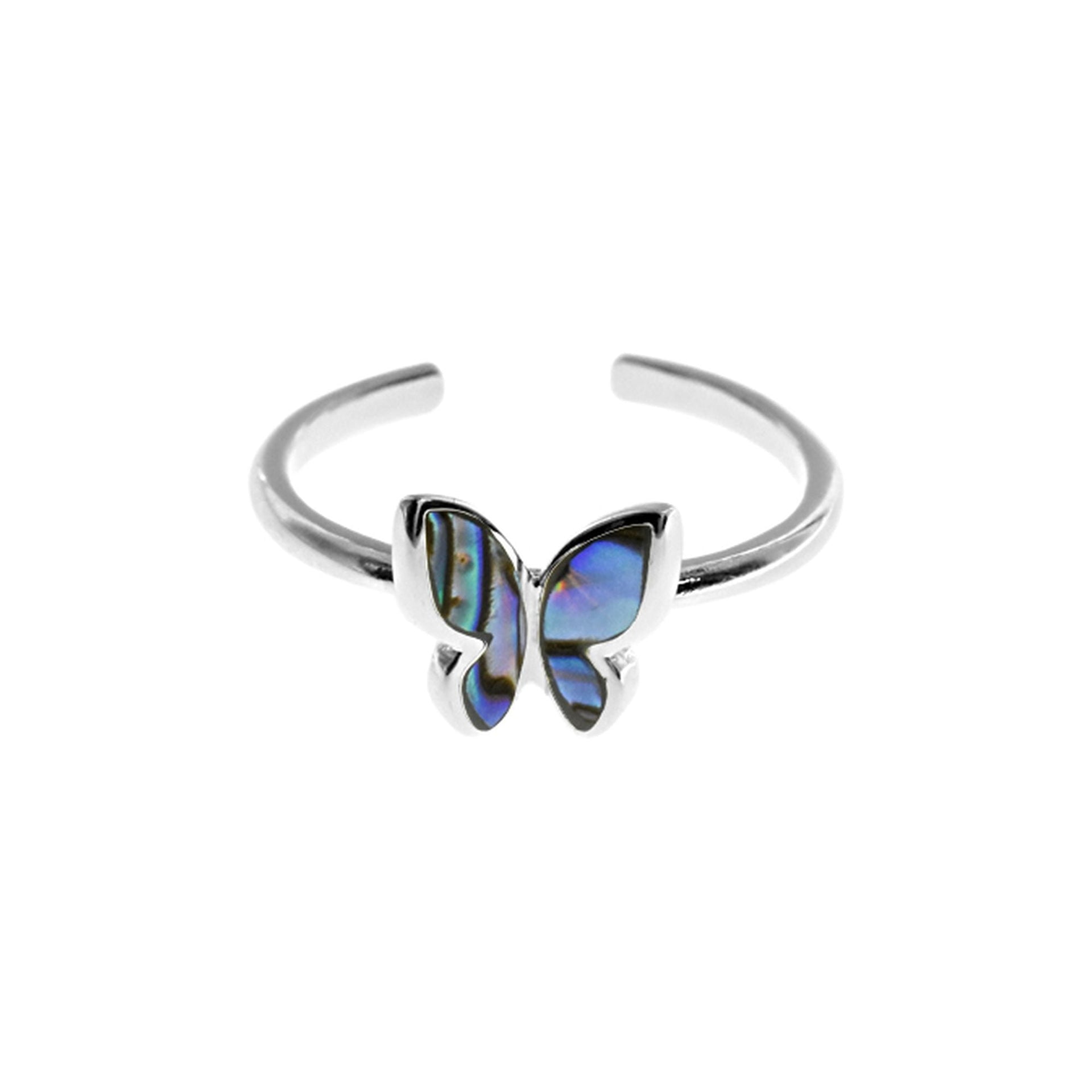 Leona butterfly toe ring
