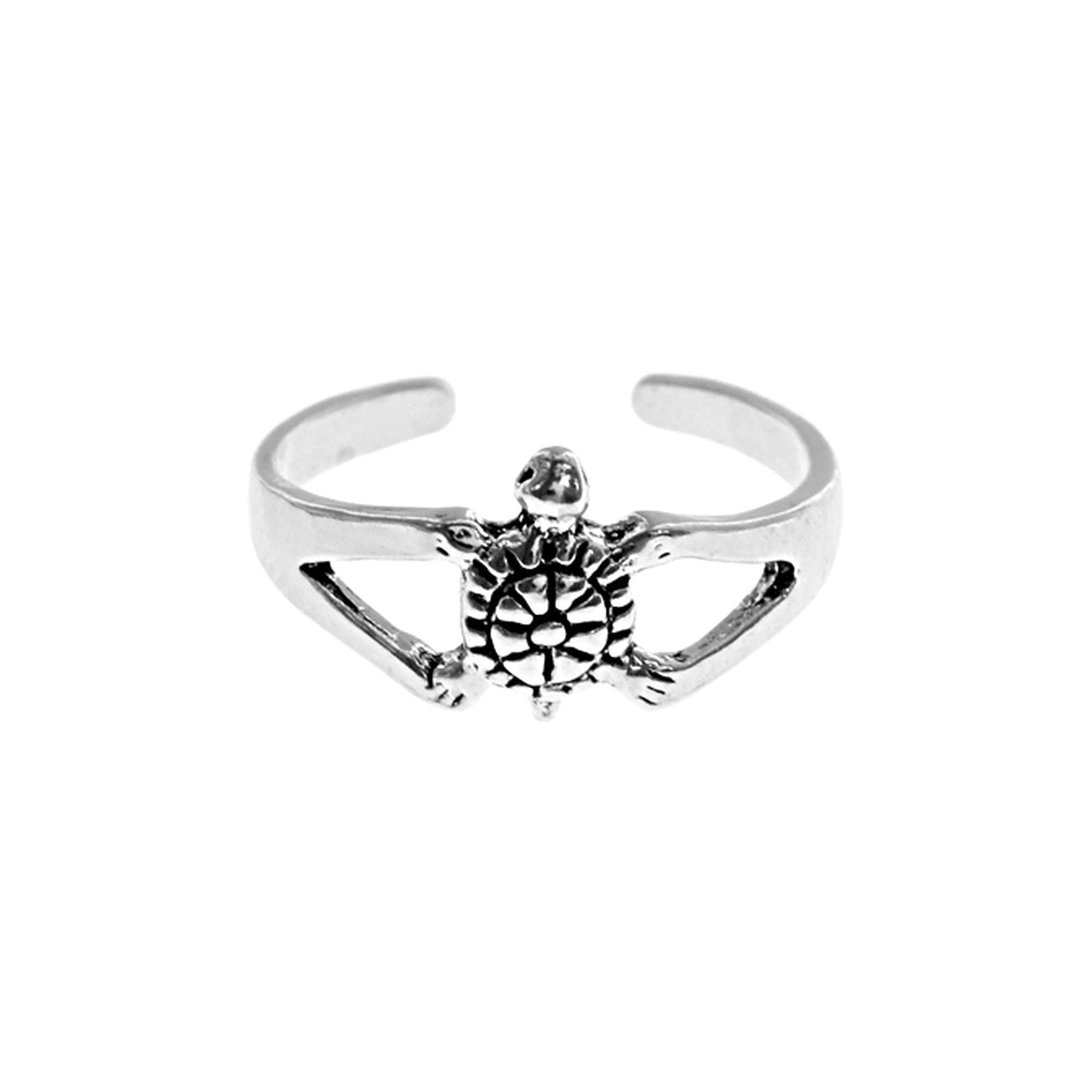 Matilda turtle toe ring