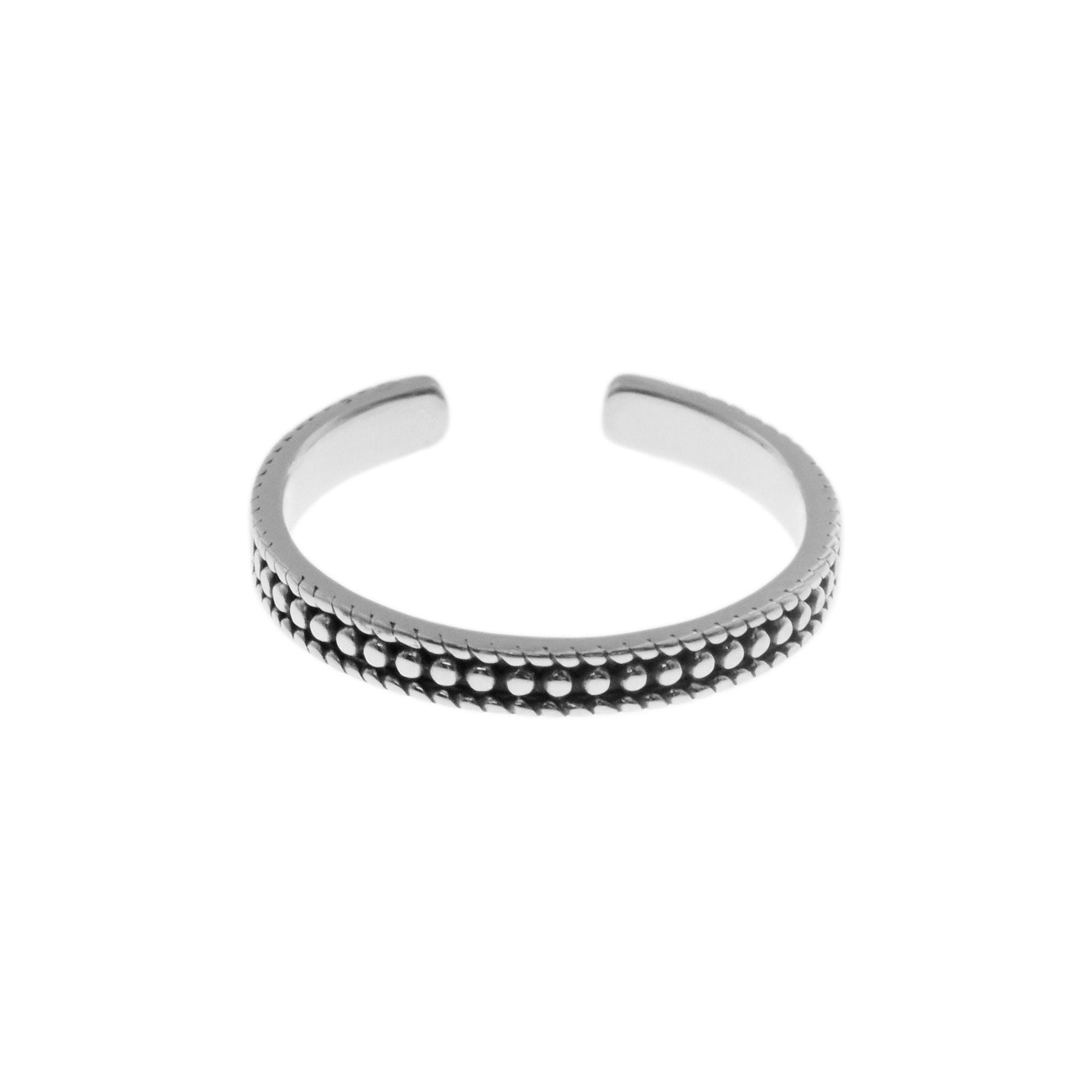 Ivy fine rope toe ring