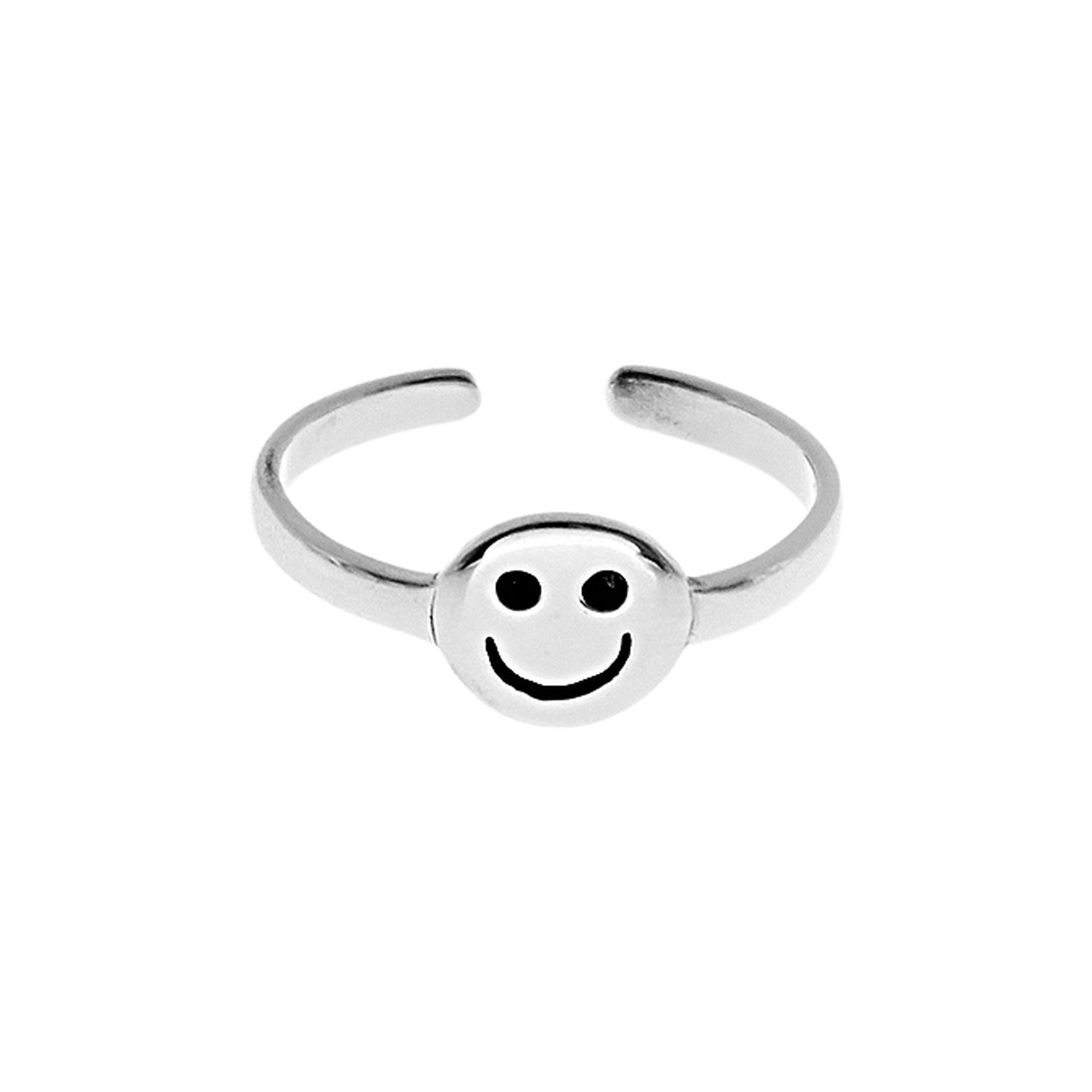 Zora smiley toe ring