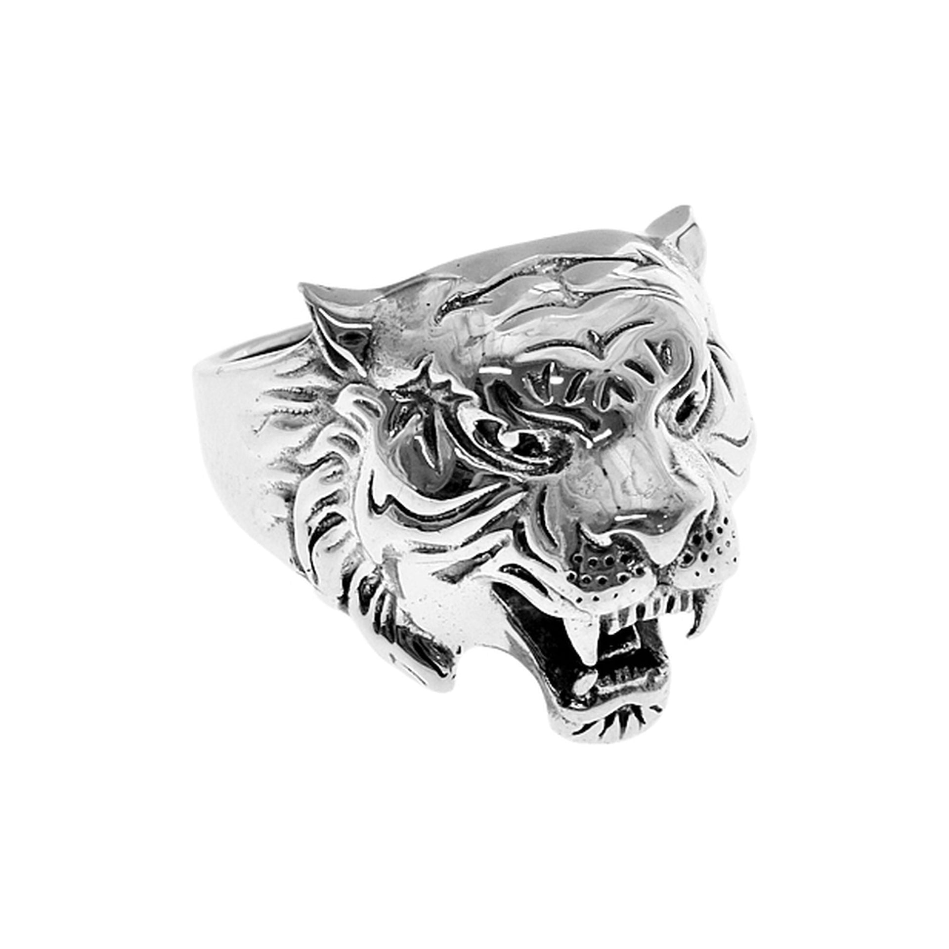 Harley snarling tiger ring (XL sizes)